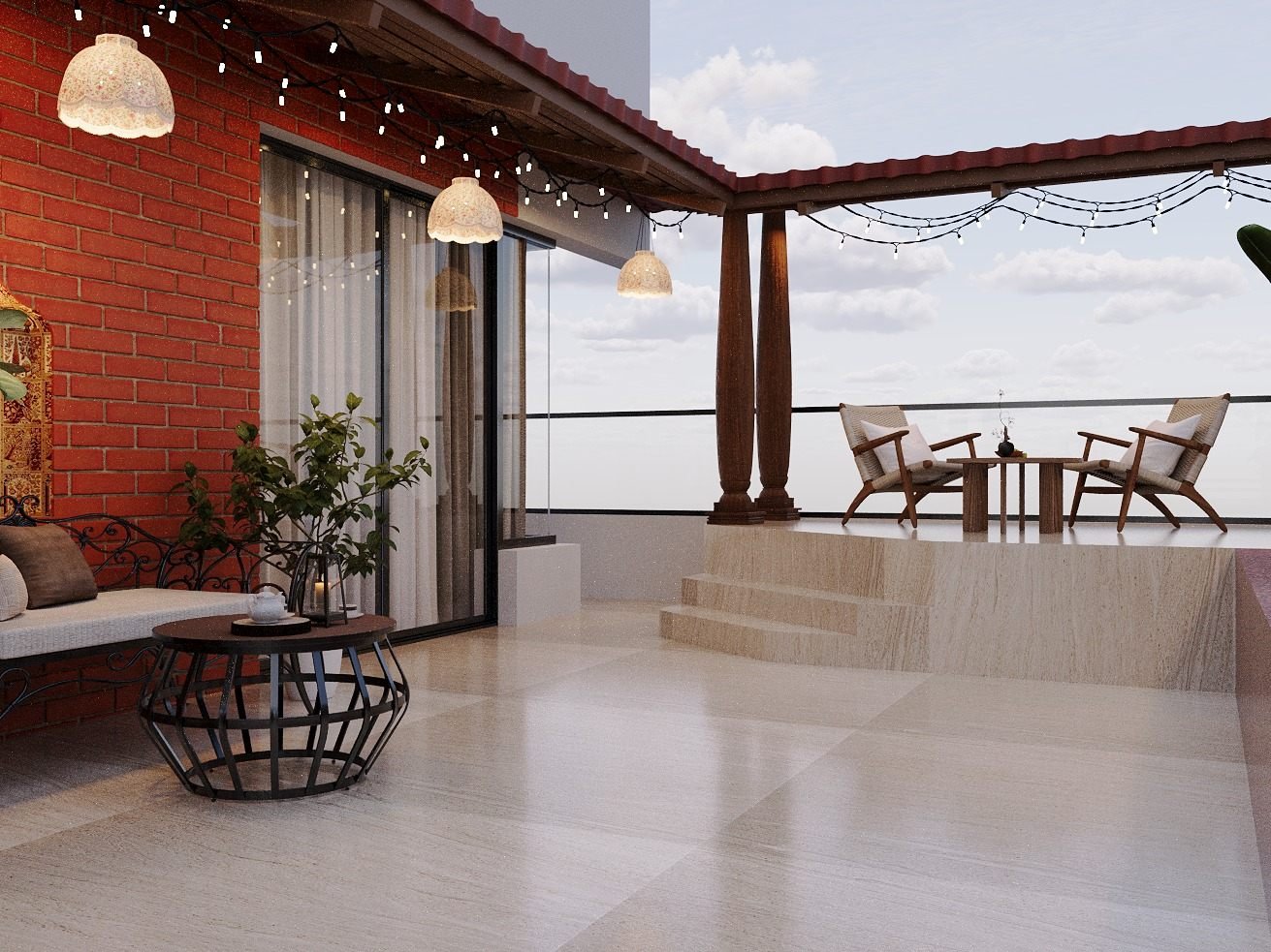 Rooftop terrace