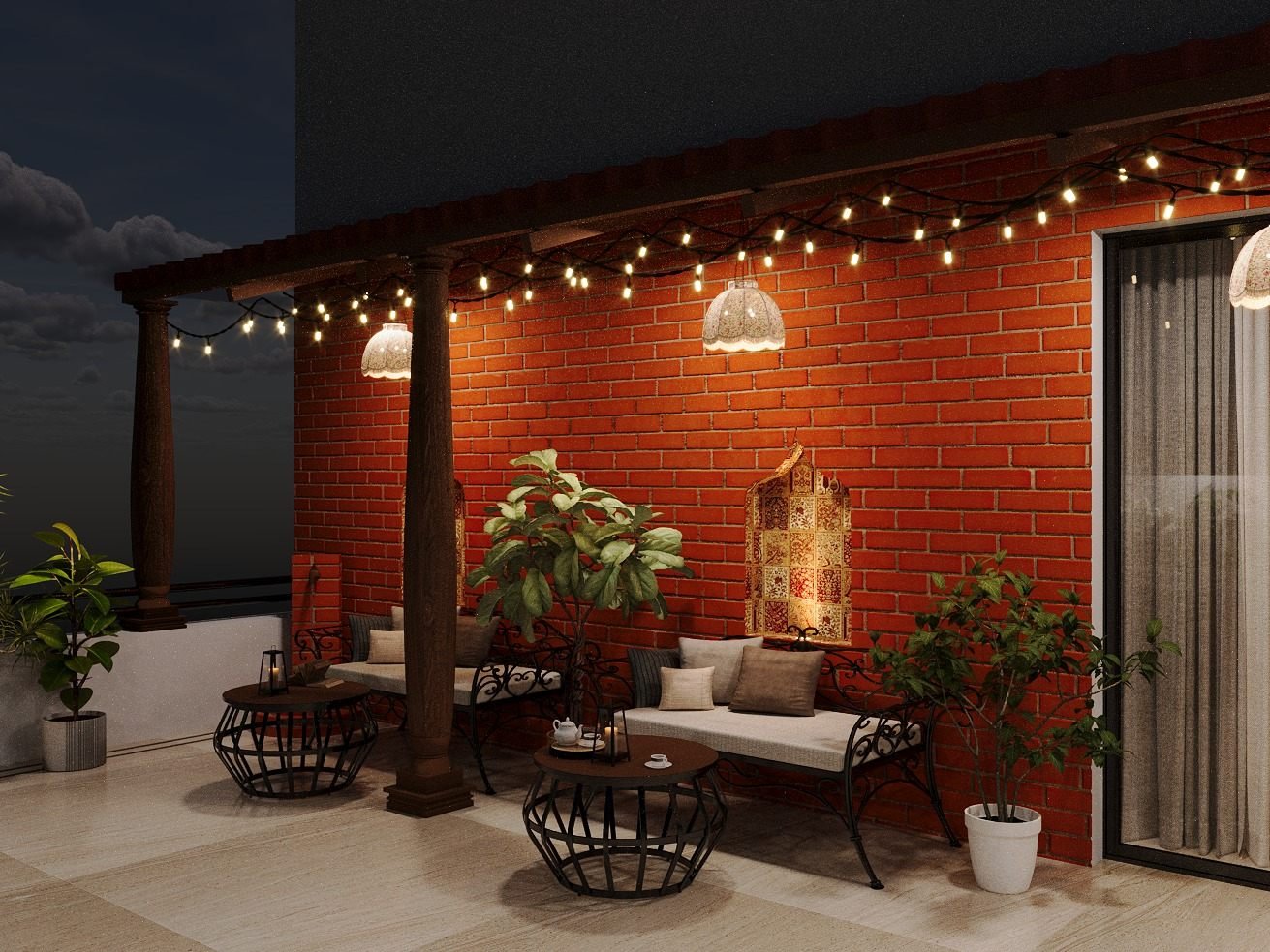 Rooftop terrace